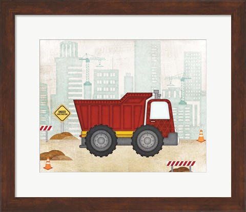 Framed Truck Print