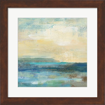 Framed Sunset Beach I A Print