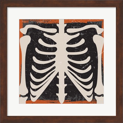 Framed Skeleton Print