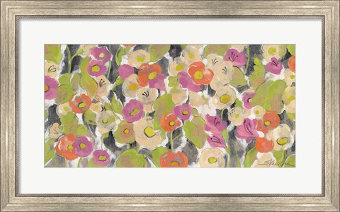 Framed Velvety Florals Print
