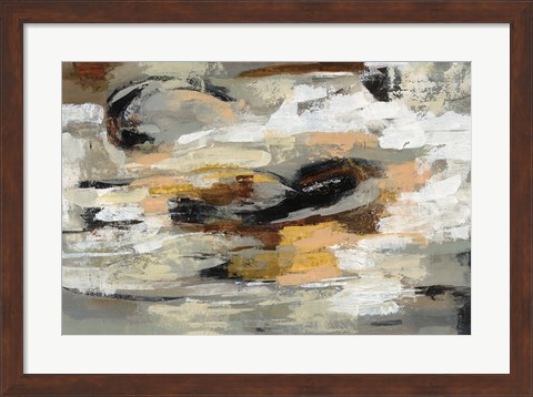 Framed Neutral Abstract Print