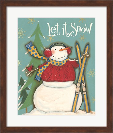 Framed Snowmen Season III Print