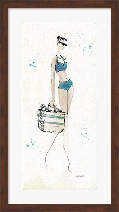 Framed Beach Divas VI Print