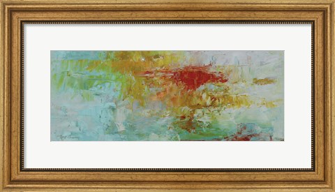Framed Lush Sunset Panel Print