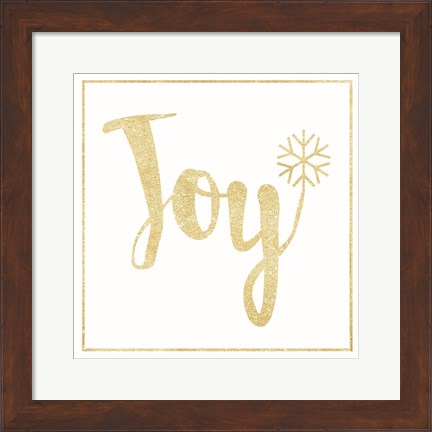 Framed Golden Joy II Print