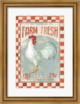 Framed Farm Nostalgia VII v2 Print
