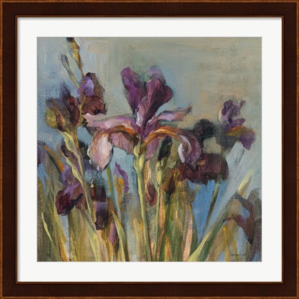 Framed Spring Iris I Print