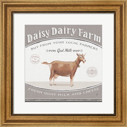 Framed Vintage Farm IV Print