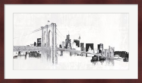 Framed Skyline Crossing Silver Print