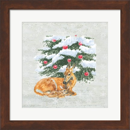 Framed Christmas Critters VII Print