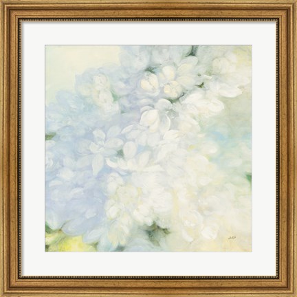 Framed White Lilacs Print