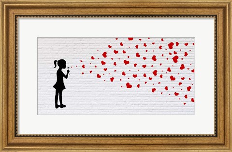 Framed Sowing the Seeds of Love Print