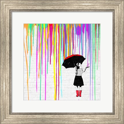 Framed Expecting Colors Print