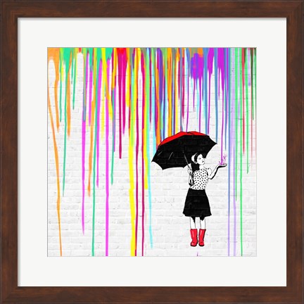 Framed Expecting Colors Print