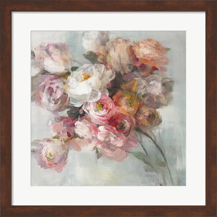 Framed Blush Bouquet Print