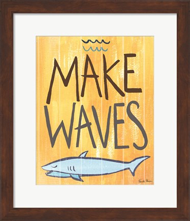 Framed Make Waves IV Print