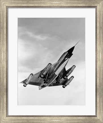 Framed 1960s B-58 Bomber In Ascent Print
