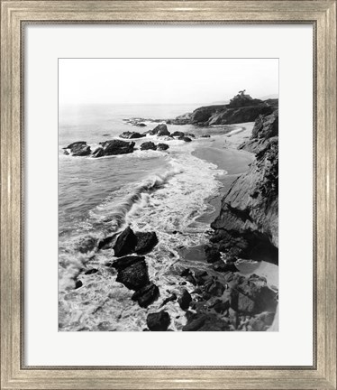 Framed 1910s Circa 1918 Arch Beach Laguna California Usa Print