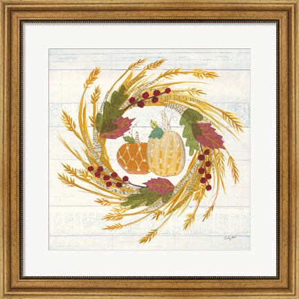 Framed Autumn Bounty II Print