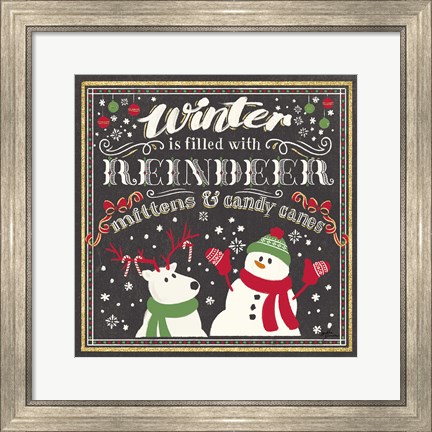 Framed Winter Wonderland I Print