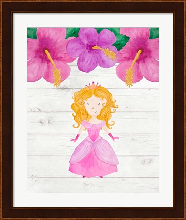 Framed Princess Flowers Print