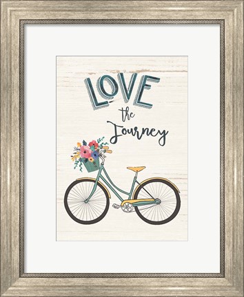 Framed Love the Journey Print