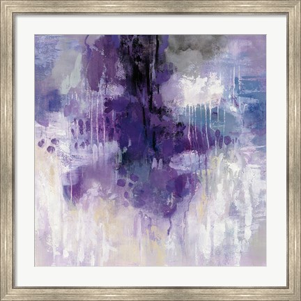 Framed Violet Rain Print