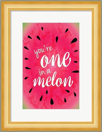 Framed Watermelon I Print