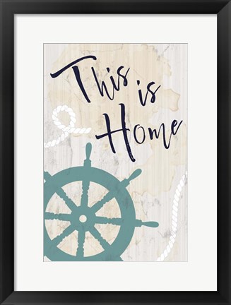 Framed This is Home Print