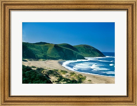 Framed View of the Coastline, Eastern Cape, South Africa Print