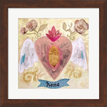 Framed Home Heart Print