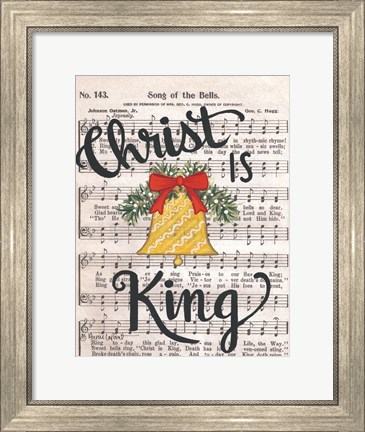 Framed Christ is King Print