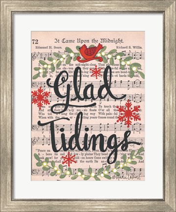 Framed Glad Tidings Print