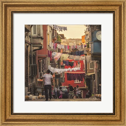 Framed Streets of Istanbul Print