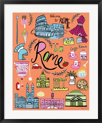 Framed Travel Rome Print