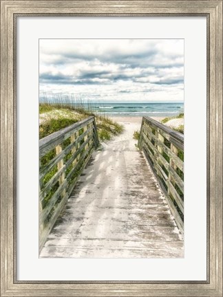 Framed Seaside Entry Print
