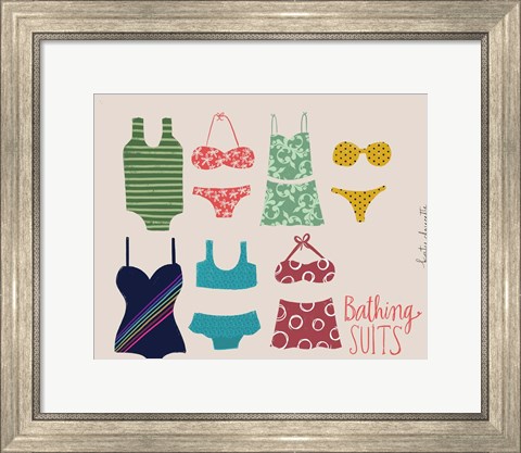 Framed Bathing Suits Print