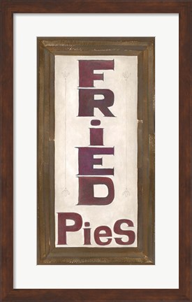 Framed Fried Pie Print