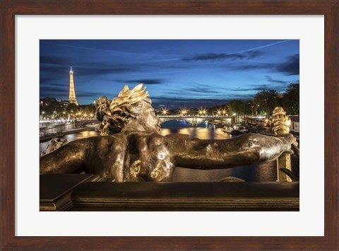 Framed Paris Bridge 2 Print