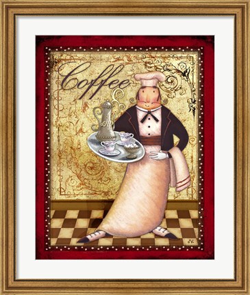 Framed Chefs Bon Appetit I Print