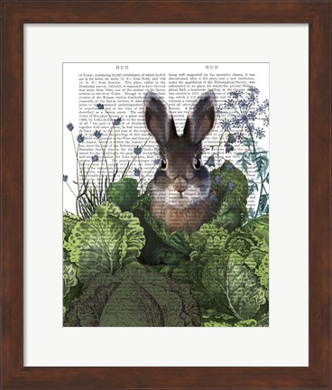 Framed Cabbage Patch Rabbit 4 Print