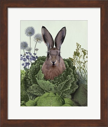 Framed Cabbage Patch Rabbit 1 Print