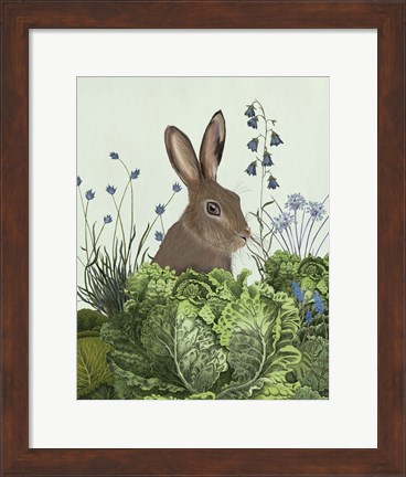 Framed Cabbage Patch Rabbit 2 Print