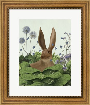 Framed Cabbage Patch Rabbit 5 Print