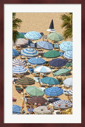 Framed Umbrellas II Print