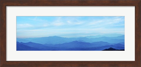 Framed Misty Mountains III Print