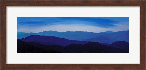Framed Misty Mountains IV Print