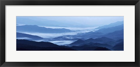 Framed Misty Mountains XIII Print