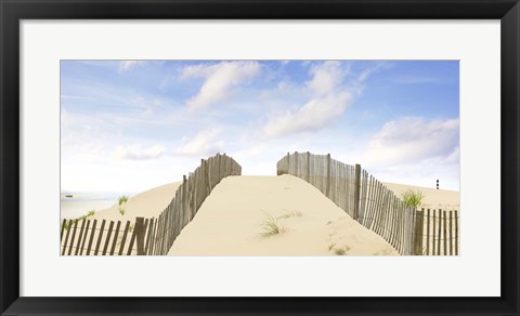 Framed Beach Photography X Print