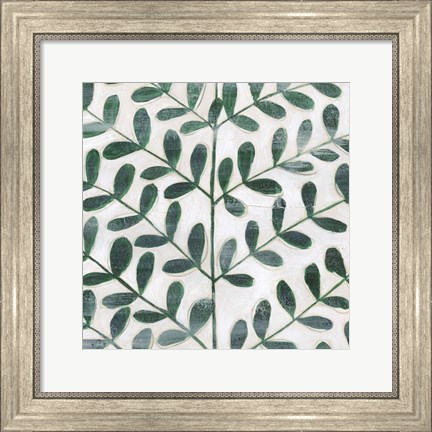 Framed Emerald Palm II Print